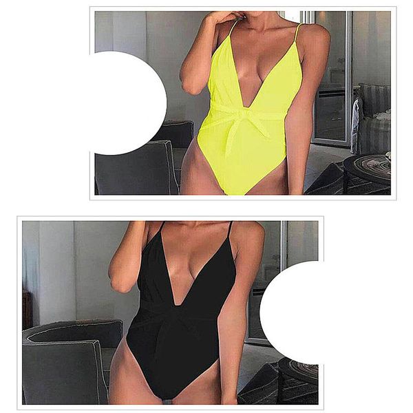 women's swimwear 2021 female swimsuit one piece push up solid color women padded bathing suits sling high waist low chest, White;black
women's swimwear 2021 female swimsuit one piece push up solid color women padded bathing suits sling high waist low chest, White;black