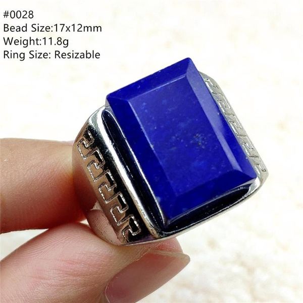 cluster rings 17x12mm natural royal blue lapis lazuli ring gemstone adjustable rectangle 925 sterling silver bead, Golden;silver
cluster rings 17x12mm natural royal blue lapis lazuli ring gemstone adjustable rectangle 925 sterling silver bead, Golden;silver