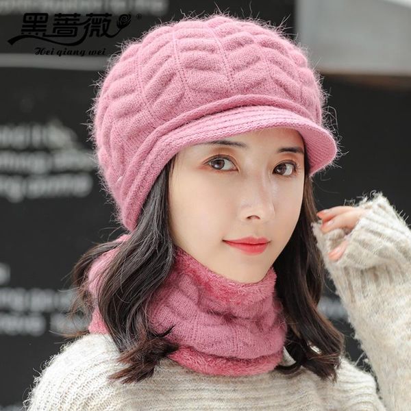 beanie/skull caps fashion fur rhombus duck-tongue hat with curved brim dome solid color wild korean, Blue;gray
beanie/skull caps fashion fur rhombus duck-tongue hat with curved brim dome solid color wild korean, Blue;gray