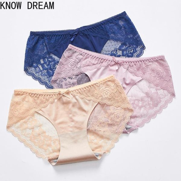 women's panties know dream lace ladies stitching seamless breathable briefs mid-waist lingerie, Black;pink
women's panties know dream lace ladies stitching seamless breathable briefs mid-waist lingerie, Black;pink