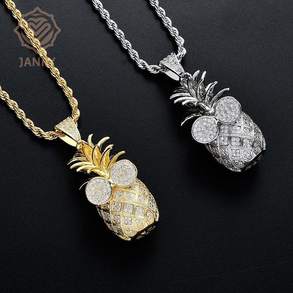 charms janry 3d pineapple pendant necklace hip hop zircon gold silver color with 60cm stainless steel rope chain for men, Bronze;silver
charms janry 3d pineapple pendant necklace hip hop zircon gold silver color with 60cm stainless steel rope chain for men, Bronze;silver
