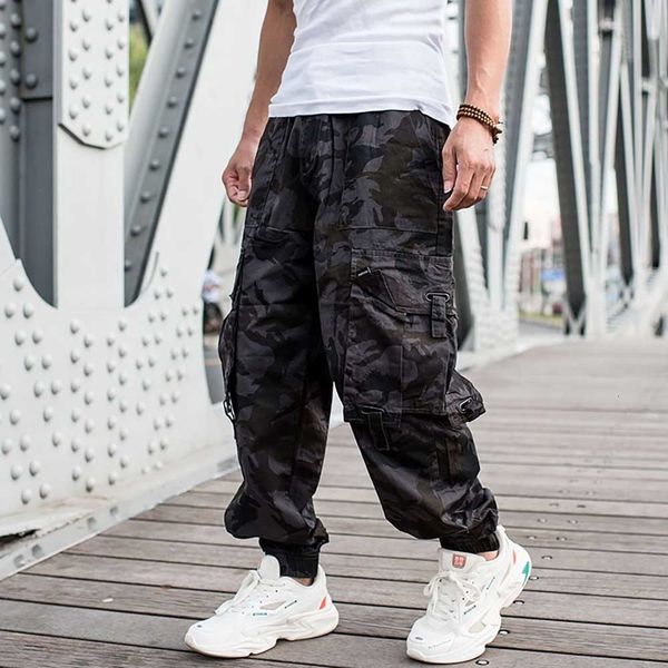 2021 new casual cargo in hiiphop fashion hare pants of the men looser camouflage military style army clothes street 15ll, Black
2021 new casual cargo in hiiphop fashion hare pants of the men looser camouflage military style army clothes street 15ll, Black