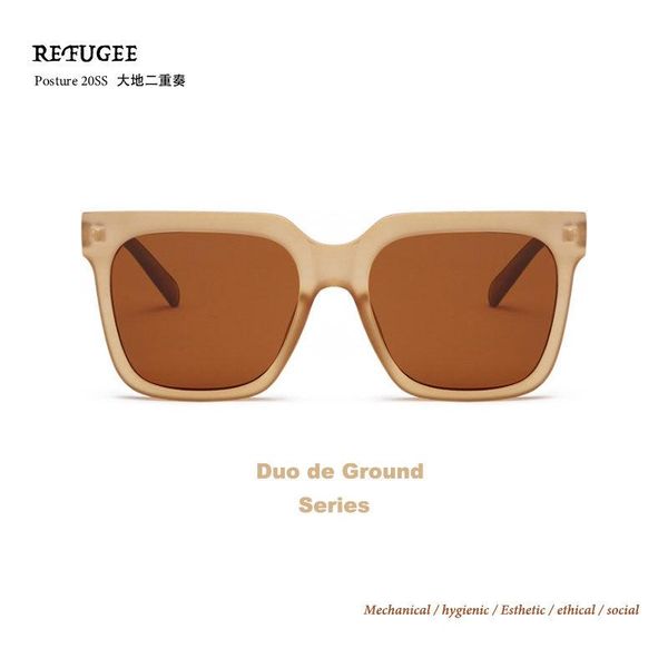 sunglasses re design sense retro square frame female anti uv400 fashion male version celebrity same glasses, White;black
sunglasses re design sense retro square frame female anti uv400 fashion male version celebrity same glasses, White;black