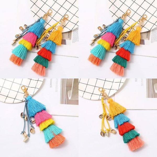 colorful boho tassel keychain style bag ornaments artificial handmade creativ keychains cute attractive pendant jewelry gifts, Silver
colorful boho tassel keychain style bag ornaments artificial handmade creativ keychains cute attractive pendant jewelry gifts, Silver