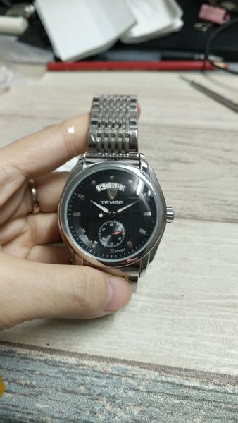 new arrivals men's watch automatic mechanical watch wrist watch metal band t01-2, Slivery;brown
new arrivals men's watch automatic mechanical watch wrist watch metal band t01-2, Slivery;brown