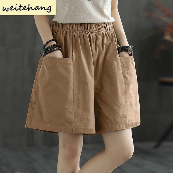 women's shorts summer casual cotton linen plus size mid waist short fashion woman streetwear pants 468, White;black
women's shorts summer casual cotton linen plus size mid waist short fashion woman streetwear pants 468, White;black