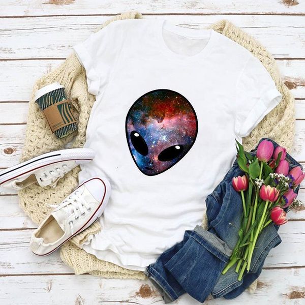 women graphic cartoon face space cute summer kawaii t-shirt shirt lady clothes womens clothing tee female t shirt, White
women graphic cartoon face space cute summer kawaii t-shirt shirt lady clothes womens clothing tee female t shirt, White