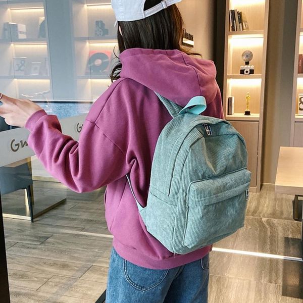 backpack school casual corduroy rucksack lightweight water resistant college travel bag
backpack school casual corduroy rucksack lightweight water resistant college travel bag