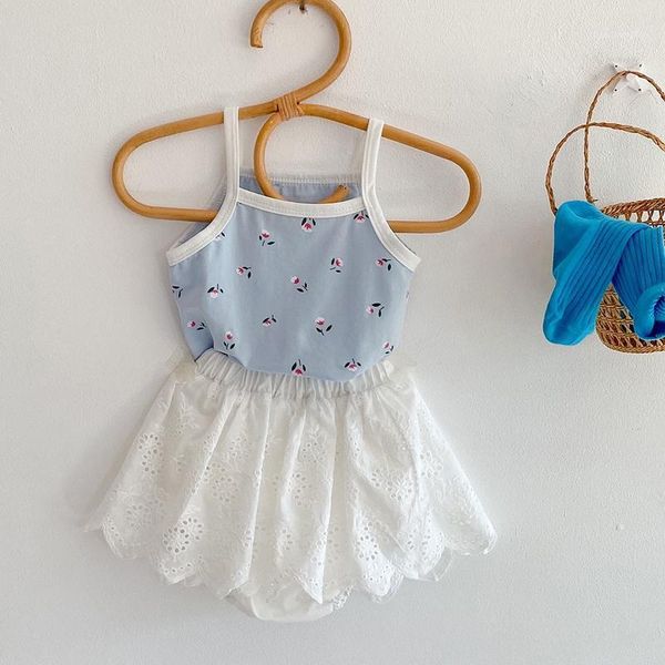summer toddler baby girls clothing suit suspender print vest+lace skirt fashion cute infant clothes set sets1, White
summer toddler baby girls clothing suit suspender print vest+lace skirt fashion cute infant clothes set sets1, White