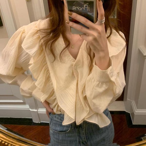 women's blouses & shirts embroidery lace transparent womens summer femme casual women shirt long sleeve girls blouse blusas, White
women's blouses & shirts embroidery lace transparent womens summer femme casual women shirt long sleeve girls blouse blusas, White