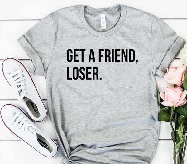 get a friend loser womens t shirts print cotton casual funny for lady yong tee hipster drop ship s, White
get a friend loser womens t shirts print cotton casual funny for lady yong tee hipster drop ship s, White