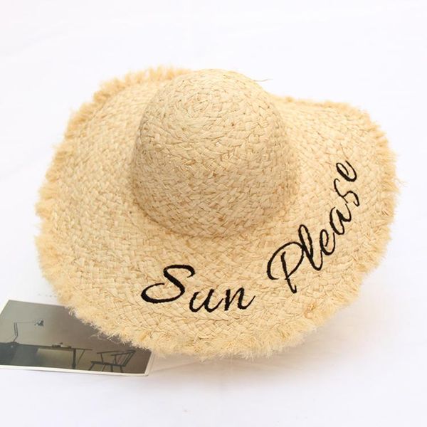 wide brim hats fashion women oversized beach embroidered raffia straw, Blue;gray
wide brim hats fashion women oversized beach embroidered raffia straw, Blue;gray