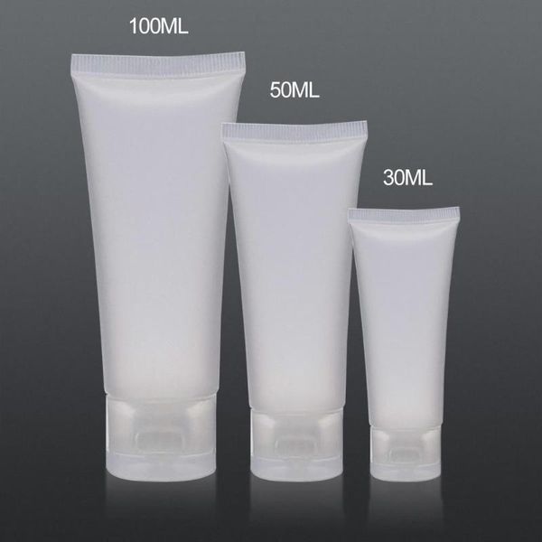 10pcs 30/50/100ml travel frosted empty clear tube refill cosmetic cream lotion bottle cosmetic squeeze containers
10pcs 30/50/100ml travel frosted empty clear tube refill cosmetic cream lotion bottle cosmetic squeeze containers