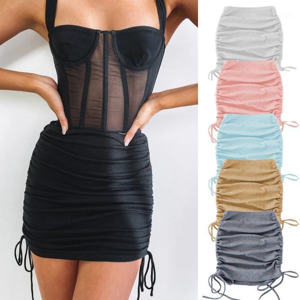 summer bodycon skirt women knitting ruched drawstring wrinkles mini skirt solid adjustable stitching autumn women1, Black
summer bodycon skirt women knitting ruched drawstring wrinkles mini skirt solid adjustable stitching autumn women1, Black