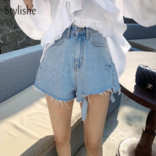 women's shorts women denim high waist jeans female black blue stylish tassel ripped casual hole summer short, White;black
women's shorts women denim high waist jeans female black blue stylish tassel ripped casual hole summer short, White;black