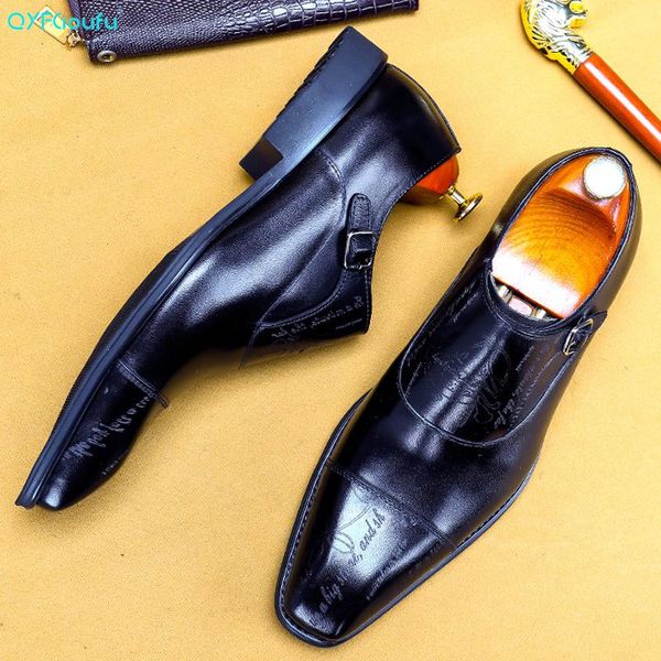 dress shoes carving men 2021 genuine leather buckle monk strap men's oxford shoe black khaki office party formal mens
dress shoes carving men 2021 genuine leather buckle monk strap men's oxford shoe black khaki office party formal mens