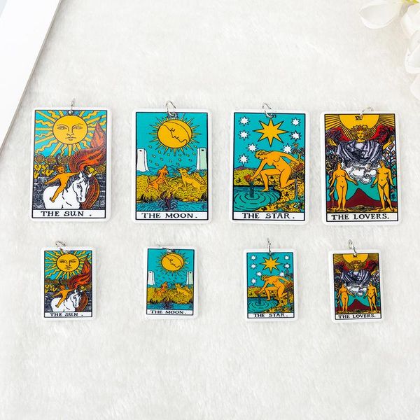 charms 10pcs small size tarot card game magical divination resin sun moon and lovers diy accessory for necklace pendant, Bronze;silver
charms 10pcs small size tarot card game magical divination resin sun moon and lovers diy accessory for necklace pendant, Bronze;silver