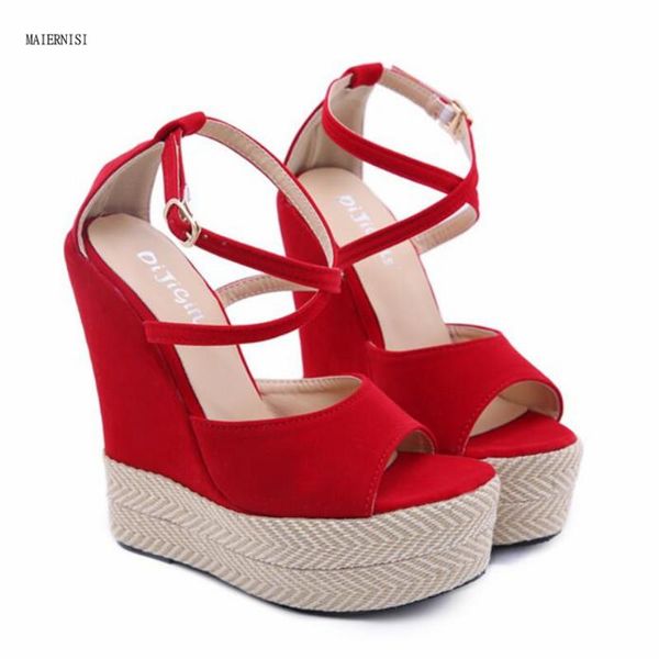 sandals 2021 women's shoes wedge heel ladies water meter height 5cm 15cm 4- 11 maiernisi, Black
sandals 2021 women's shoes wedge heel ladies water meter height 5cm 15cm 4- 11 maiernisi, Black
