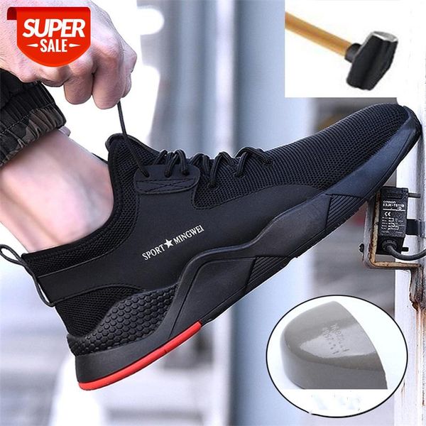 men's work safety shoes steel toe cap fashion outdoor sneakers sports shoes male lightweight breathable summer men #pg1c
men's work safety shoes steel toe cap fashion outdoor sneakers sports shoes male lightweight breathable summer men #pg1c