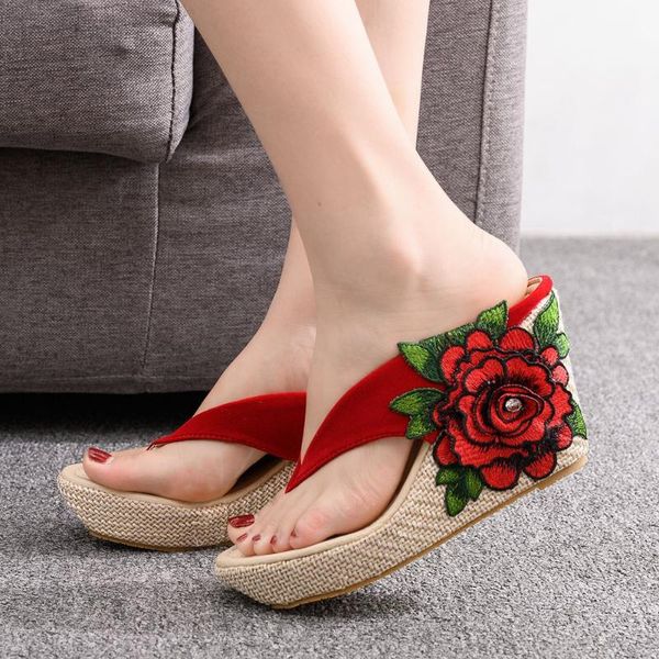 slippers on a wedge beach shoes rubber flip flops heels slides platform sabot hawaiian high tpr embroider pu scandals floral fre, Black
slippers on a wedge beach shoes rubber flip flops heels slides platform sabot hawaiian high tpr embroider pu scandals floral fre, Black