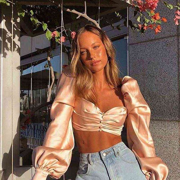 womens shirt french style vintage women long puff sleeve square neck satin silk bra cami crop casual loose, White
womens shirt french style vintage women long puff sleeve square neck satin silk bra cami crop casual loose, White