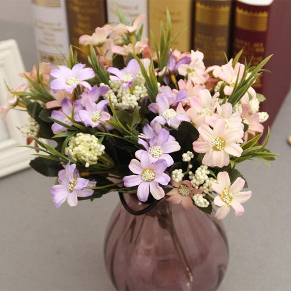 decorative flowers & wreaths 1 piece of artificial daisy silk flower bouquet spring wedding home diy decoration fake table arrangement
decorative flowers & wreaths 1 piece of artificial daisy silk flower bouquet spring wedding home diy decoration fake table arrangement