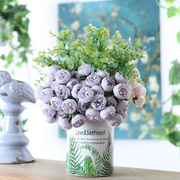 decorative flowers & wreaths 1 bouquet artificial peony tea rose silk fake flores wedding flower diy home garden decoration plants
decorative flowers & wreaths 1 bouquet artificial peony tea rose silk fake flores wedding flower diy home garden decoration plants