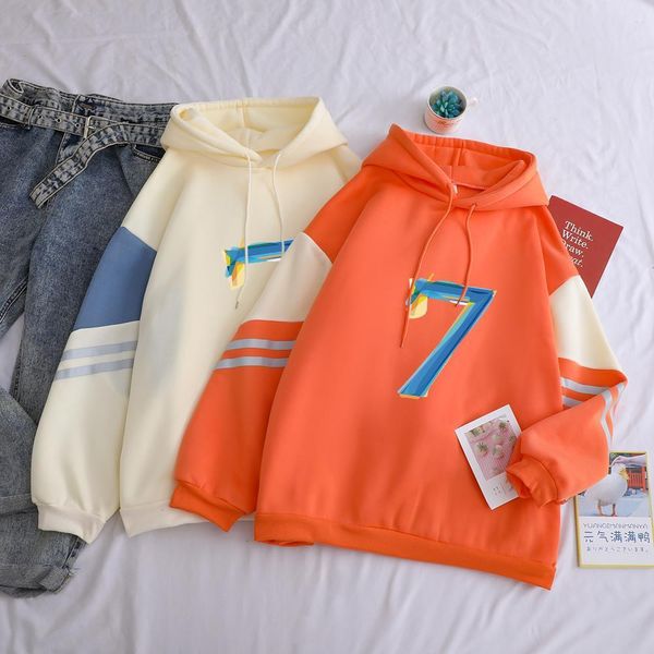 bangtan boys 7 print hoodies women streetwear casual fleece spell color splicing sweatshirt tracksuits korean style kpop clothes, Black
bangtan boys 7 print hoodies women streetwear casual fleece spell color splicing sweatshirt tracksuits korean style kpop clothes, Black