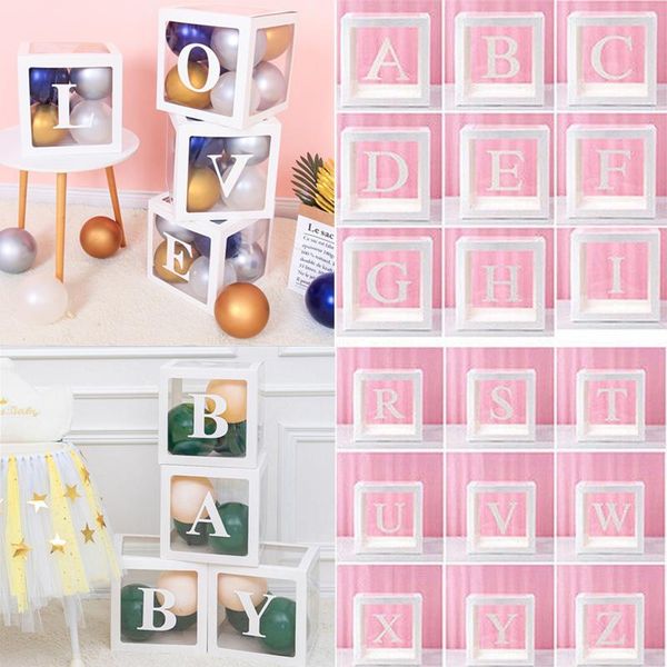 party decoration baby shower 30cm letters transparent box balloons birthday wedding accessory
party decoration baby shower 30cm letters transparent box balloons birthday wedding accessory