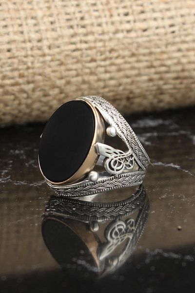 cluster rings 925 sterling silver ring for men onyx stone, jewelry fashion vintage gift aqeq mens all size, Golden;silver
cluster rings 925 sterling silver ring for men onyx stone, jewelry fashion vintage gift aqeq mens all size, Golden;silver
