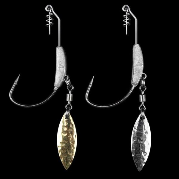 fishing hooks 3pcs fish hook crank with lead sequins lure barbed 2#3#4# on for carp gear jig worm spring lock pin
fishing hooks 3pcs fish hook crank with lead sequins lure barbed 2#3#4# on for carp gear jig worm spring lock pin
