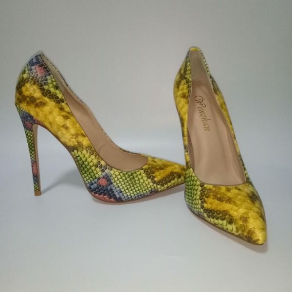 dress shoes wenzhan selling high heel yellow snake printed leather 12cm women pumps 36-42, Black
dress shoes wenzhan selling high heel yellow snake printed leather 12cm women pumps 36-42, Black