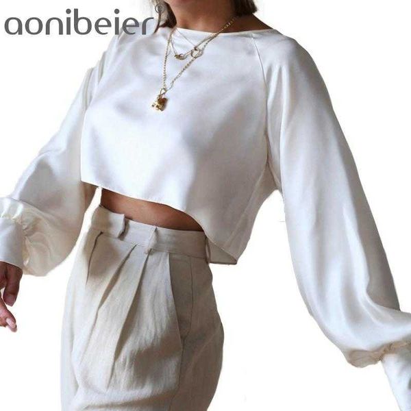 women cross blouses spring autumn silk shirt long lantern sleeve lapel back elegant office ladies stylish 210604, White
women cross blouses spring autumn silk shirt long lantern sleeve lapel back elegant office ladies stylish 210604, White