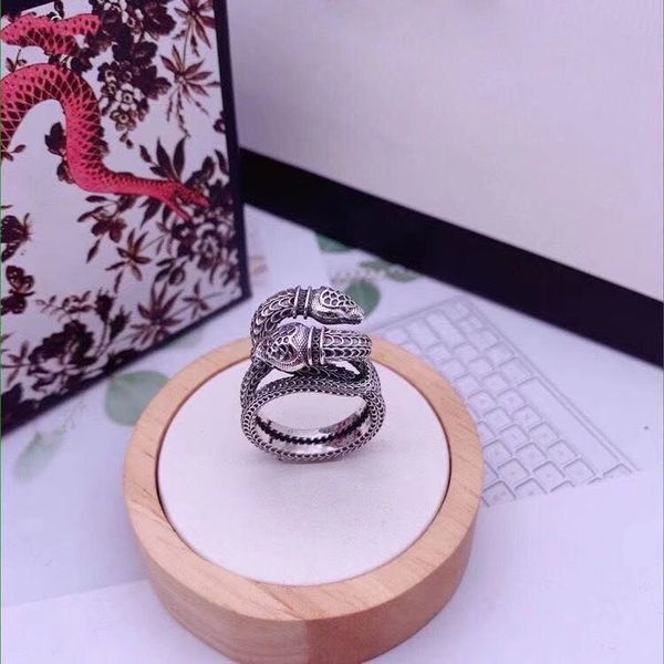 2021 new stainless steel stereoscopic double snakes with engraving pattern hip hop style men's ring, Silver
2021 new stainless steel stereoscopic double snakes with engraving pattern hip hop style men's ring, Silver
