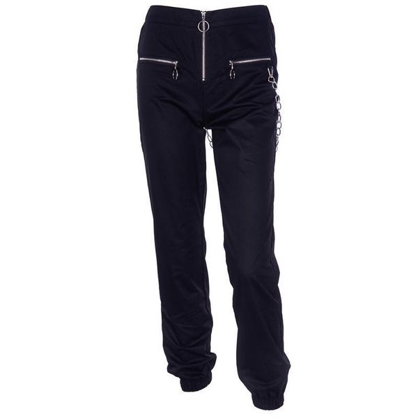 women's pants & capris harajuku zipper streetwear women casual harem with chain gothic style solid black pant cool hip hop long trouser, Black;white
women's pants & capris harajuku zipper streetwear women casual harem with chain gothic style solid black pant cool hip hop long trouser, Black;white