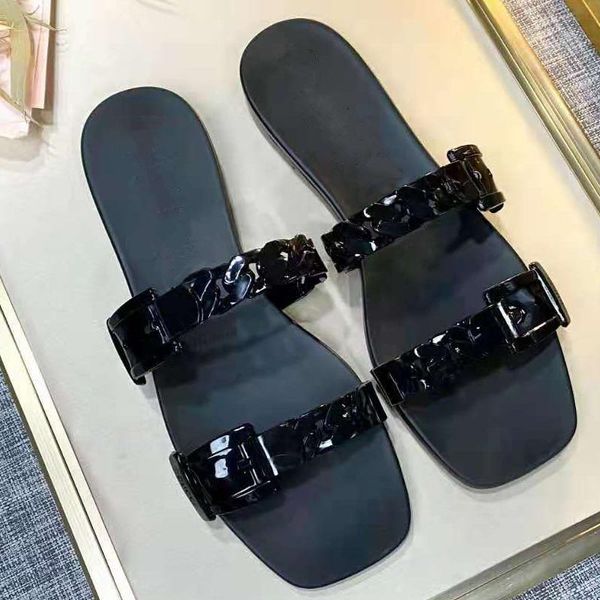 designer flat sandals comfortable summer women's slippers beautiful casual seaside vacation fashion jelly shoes, Black
designer flat sandals comfortable summer women's slippers beautiful casual seaside vacation fashion jelly shoes, Black