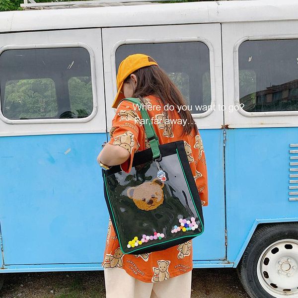 evening bags clear beach travel tote bag waterproof cartoon embroidery women pvc shopping women's canvas shoulder handbag
evening bags clear beach travel tote bag waterproof cartoon embroidery women pvc shopping women's canvas shoulder handbag