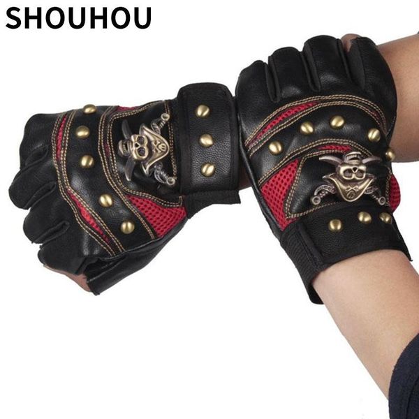 fingerless gloves shouhou 2021 men semi-finger pu leather summer male half palm metal skull outside sport bicycle, Blue;gray
fingerless gloves shouhou 2021 men semi-finger pu leather summer male half palm metal skull outside sport bicycle, Blue;gray