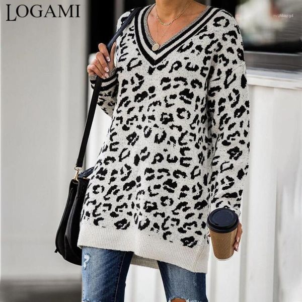 women's sweaters logami v neck leopard knit long pullover women autumn winter vintage and pullovers ladies jumper1, White;black
women's sweaters logami v neck leopard knit long pullover women autumn winter vintage and pullovers ladies jumper1, White;black