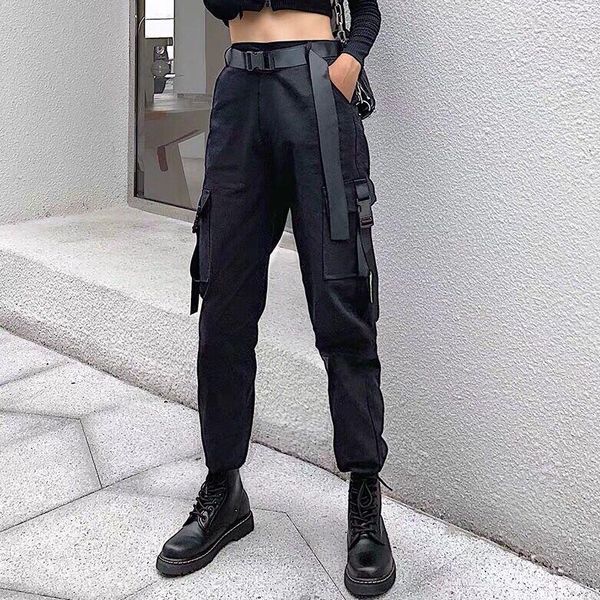 women's pants & capris women casual sashes cargo safari-style pockets bf loose all-match ulzzang streetwear hip-hop students trendy p, Black;white
women's pants & capris women casual sashes cargo safari-style pockets bf loose all-match ulzzang streetwear hip-hop students trendy p, Black;white
