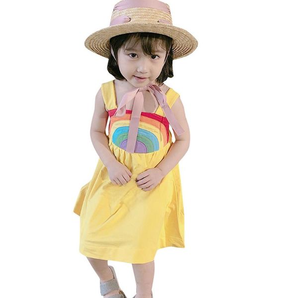 girl's dresses baby girl summer dress 2021 rainbow princess strap casual sundress sukienka niemowleca resses born, Red;yellow
girl's dresses baby girl summer dress 2021 rainbow princess strap casual sundress sukienka niemowleca resses born, Red;yellow