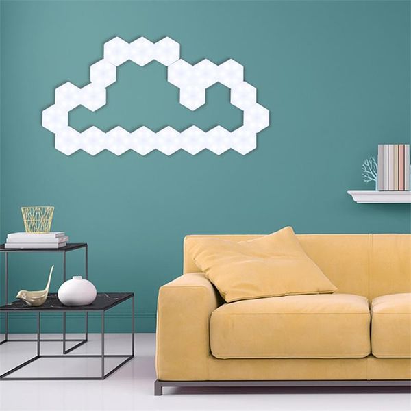 wall lamp 1/2/4/6/8/10 pieces led diy touch switch quantum hexagonal lamps modular creative decoration lampara
wall lamp 1/2/4/6/8/10 pieces led diy touch switch quantum hexagonal lamps modular creative decoration lampara