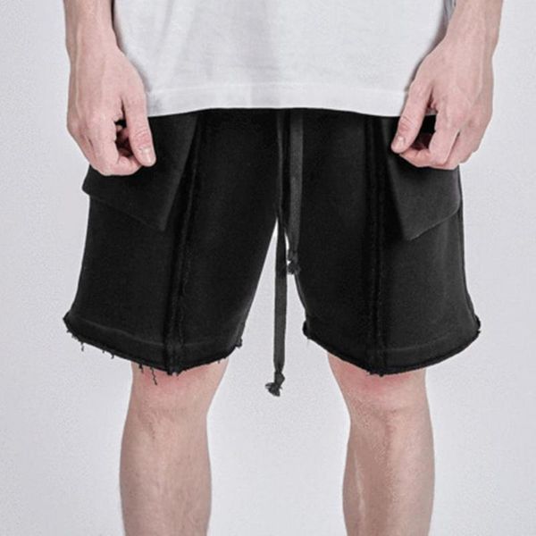 men's shorts 2021 summer men solid color casual knee-length trendy elastic waist sport daily wear, White;black
men's shorts 2021 summer men solid color casual knee-length trendy elastic waist sport daily wear, White;black