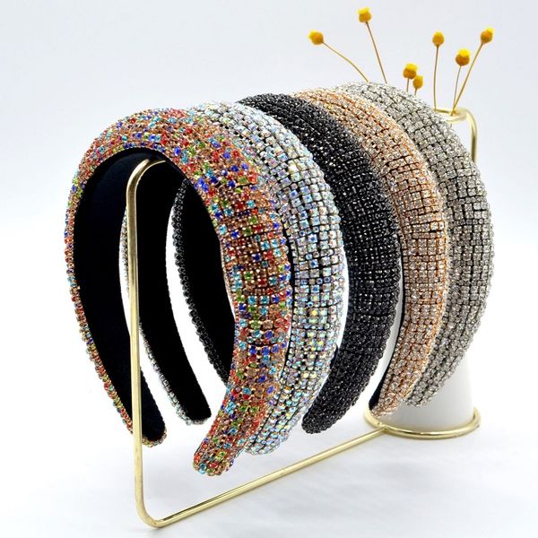 full crystal hair bands for women lady shiny padded diamond headband hair hoop fashion accessories, Black;brown
full crystal hair bands for women lady shiny padded diamond headband hair hoop fashion accessories, Black;brown