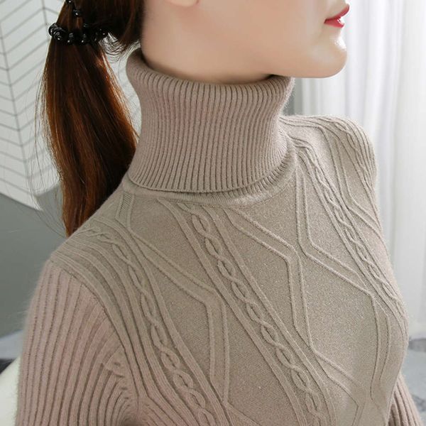 high necked sweater bottomed shirt women's 2020 new versatile autumn and winter twist with thickened foreign style small t-shirt, White;black
high necked sweater bottomed shirt women's 2020 new versatile autumn and winter twist with thickened foreign style small t-shirt, White;black
