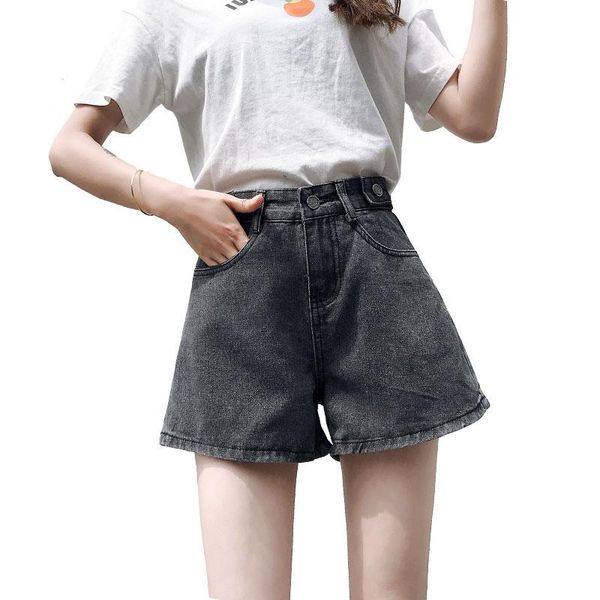 women's jeans shorts women summer korean chic retro high waist slim womens solid all-match regular denim short female simple elegant le, Blue
women's jeans shorts women summer korean chic retro high waist slim womens solid all-match regular denim short female simple elegant le, Blue