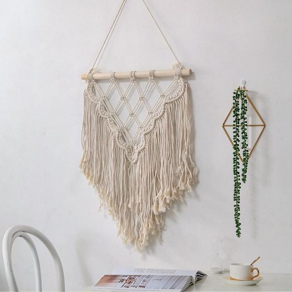 tapestries arrival macrame tapestry tassel cotton rope handmade nordic boho art wall hanging for living room home decor
tapestries arrival macrame tapestry tassel cotton rope handmade nordic boho art wall hanging for living room home decor
