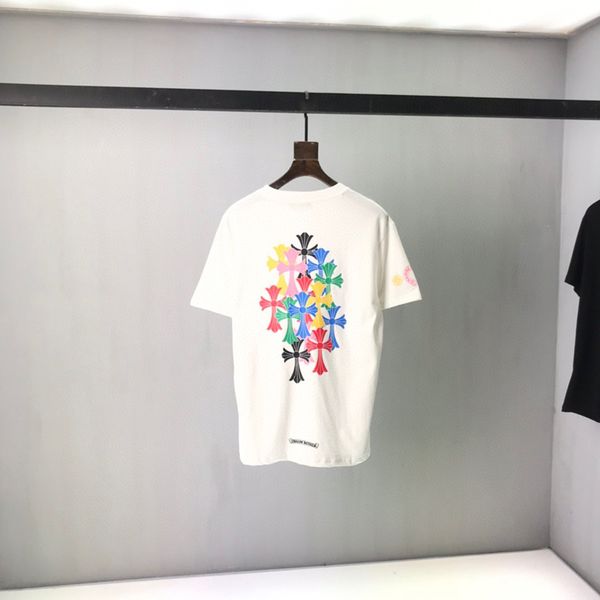 ch new color phantom cross letter horseshoe print short sleeve loose and versatile couple t-shirt, White;black
ch new color phantom cross letter horseshoe print short sleeve loose and versatile couple t-shirt, White;black