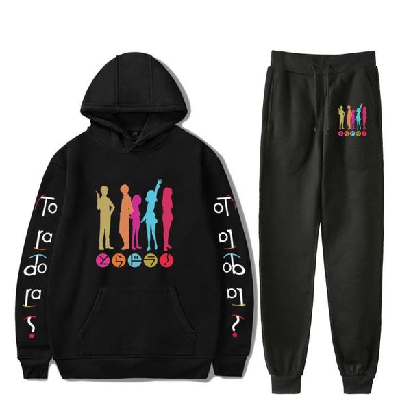 men's hoodies & sweatshirts pattern hooded sweatshirt leggings sports suit, Black
men's hoodies & sweatshirts pattern hooded sweatshirt leggings sports suit, Black