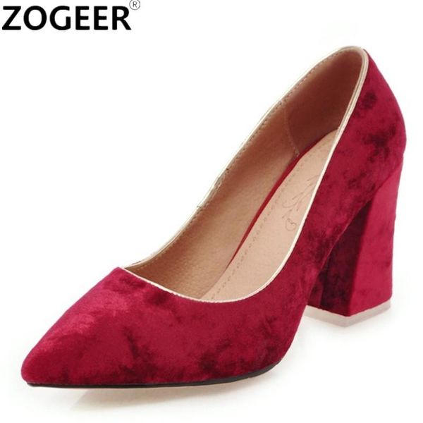 dress shoes fashion velvet women pumps elegant pointed toe thick high heels woman black red wedding
dress shoes fashion velvet women pumps elegant pointed toe thick high heels woman black red wedding